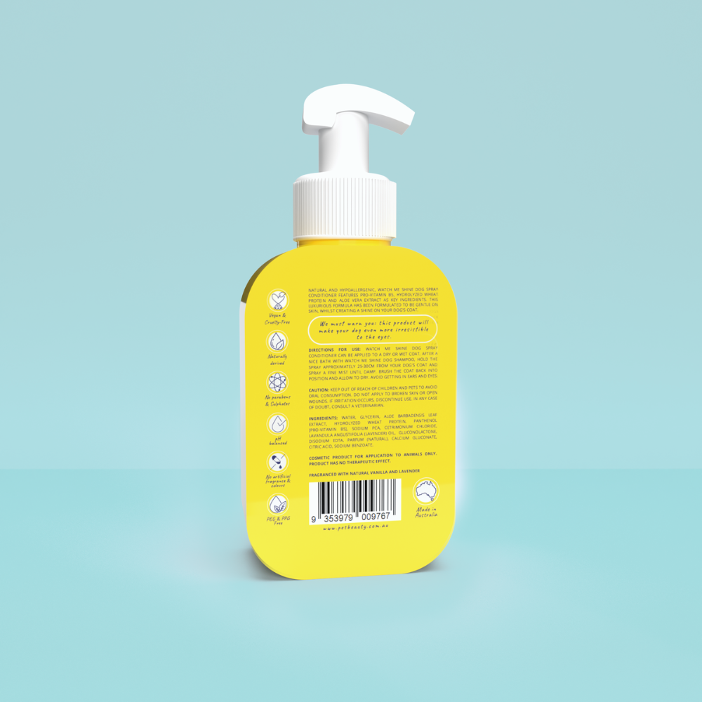 Watch Me Shine Dog Spray Conditioner – 250ml