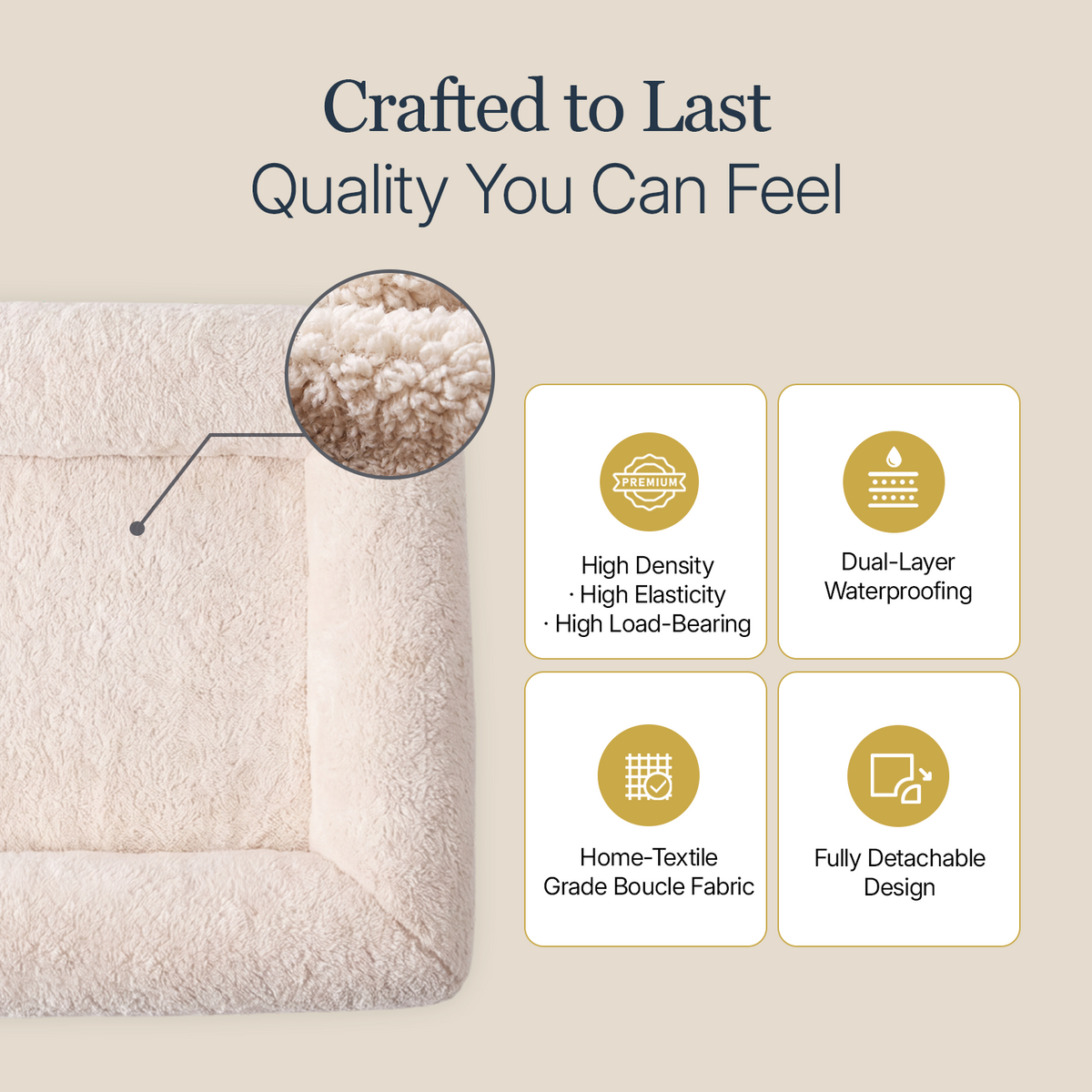 The Solace Cloud Dog Bed by CloudPaws