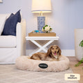 Faux Fur Machine Washable Dog Bed – Sand
