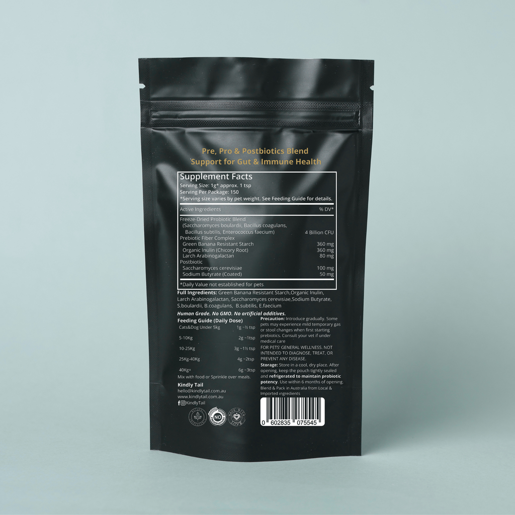 Kindly Tail Synbiotic 3.0 Gut Support for Dogs & Cats