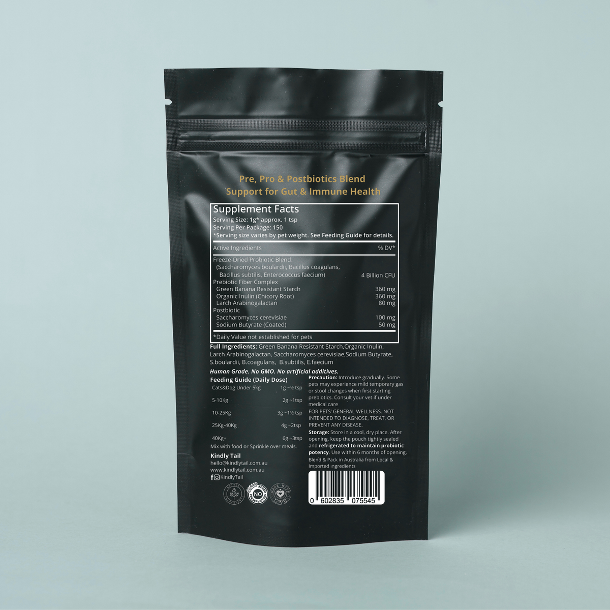 Kindly Tail Synbiotic 3.0 Gut Support for Dogs & Cats