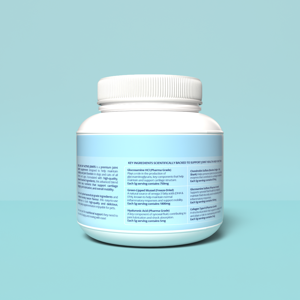 Active Joints Nutritional Supplement for Dogs – 250g