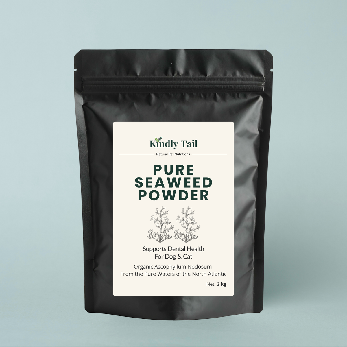 Kindly Tail Pure Seaweed Dental Powder for Dogs & Cats