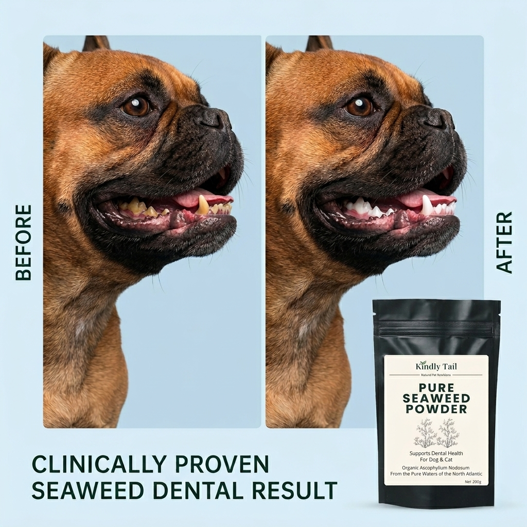 Kindly Tail Pure Seaweed Dental Powder for Dogs & Cats